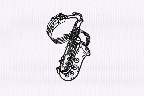 Playing Saxophone Design